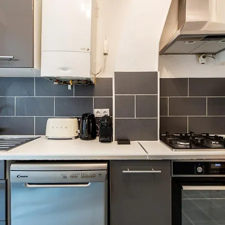 Apartmán Stylish 2-bedroom Near The Famous Moulin Rouge Paříž