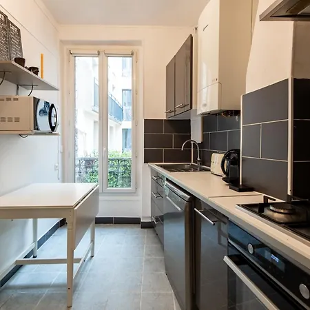 Apartmán Stylish 2-bedroom Near The Famous Moulin Rouge Paříž